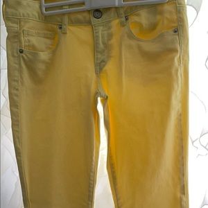 American Eagle Yellow Stretch Jeans